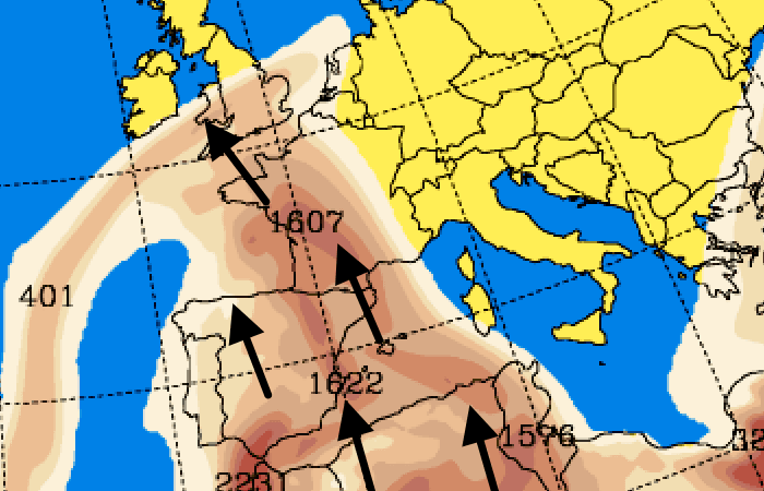 Sable du Sahara dans le ciel de France ce début mai