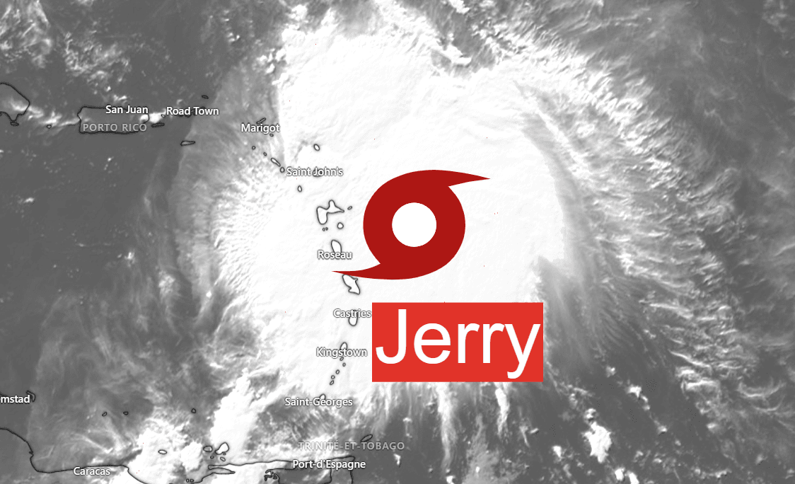 Tempête tropicale Jerry : la Guadeloupe en alerte rouge !