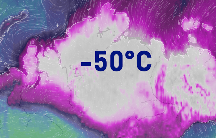 La Sibérie gèle à -50°C... et ce n'est que le début !