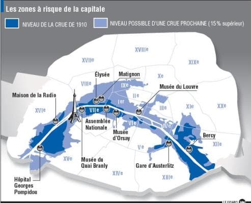 Image d'illustration pour Crue centennale de la Seine : des exercices de simulation à Paris 