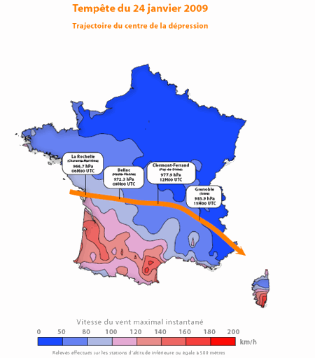 tempête 2009