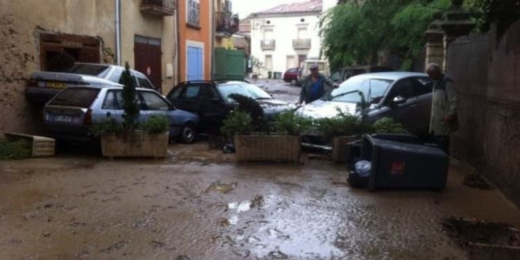 Image d'illustration pour Fortes pluies et inondations dans l'Hérault et le Gard