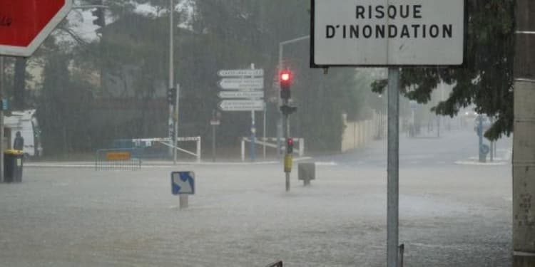 Image d'illustration pour Fortes pluies et inondations dans l'Hérault et le Gard