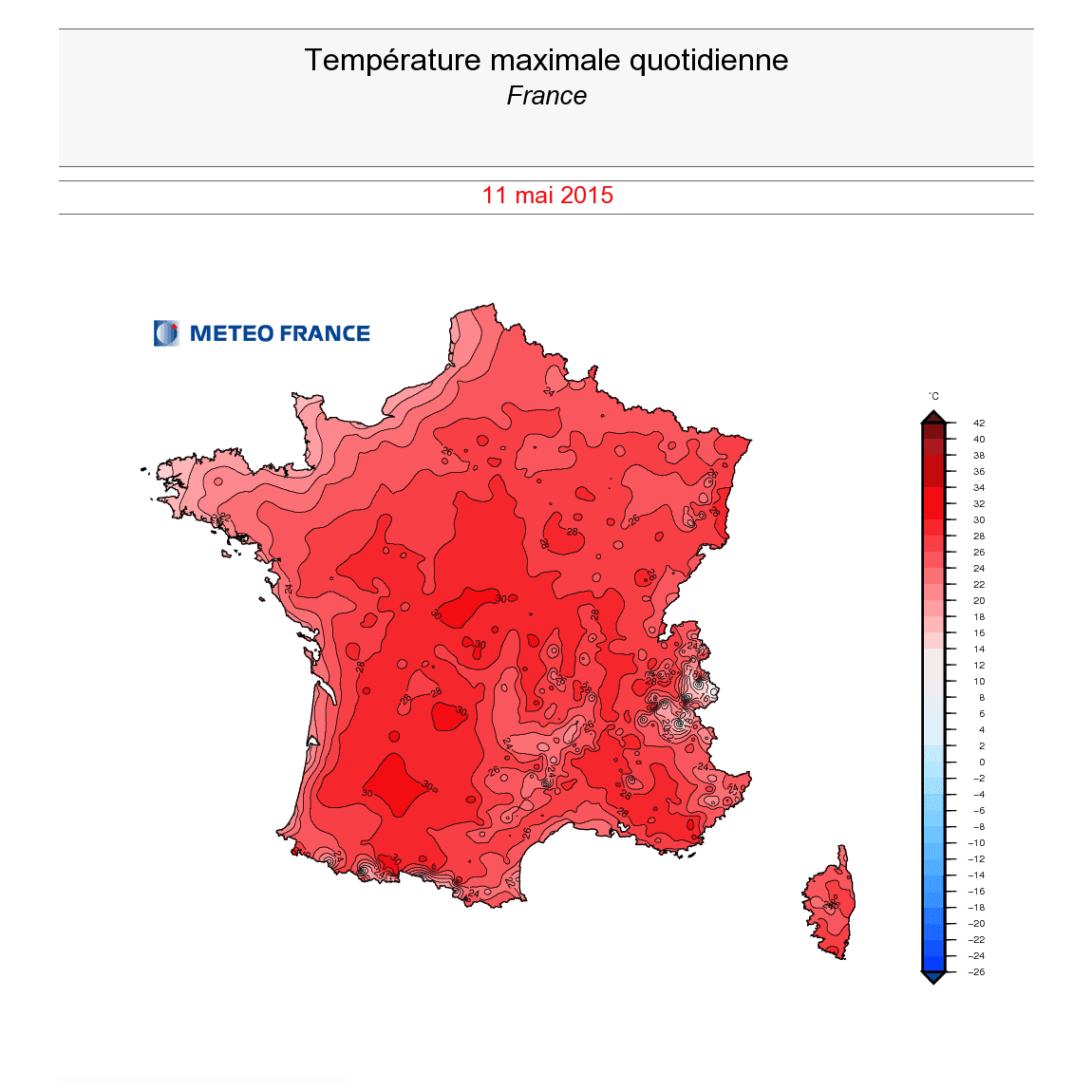 Image d'illustration pour Fortes chaleurs en mai : quelques antécédents 