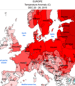 Image d'illustration pour Le froid sur l'Europe de l'Est et la Scandinavie n'atteint pas la France