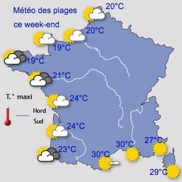Image d'illustration pour Météo des plages pour ce week-end 
