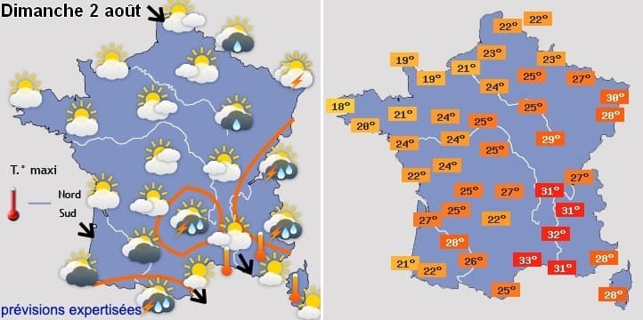 Image d'illustration pour Coups de chaleur marqués la semaine prochaine sur le pays 
