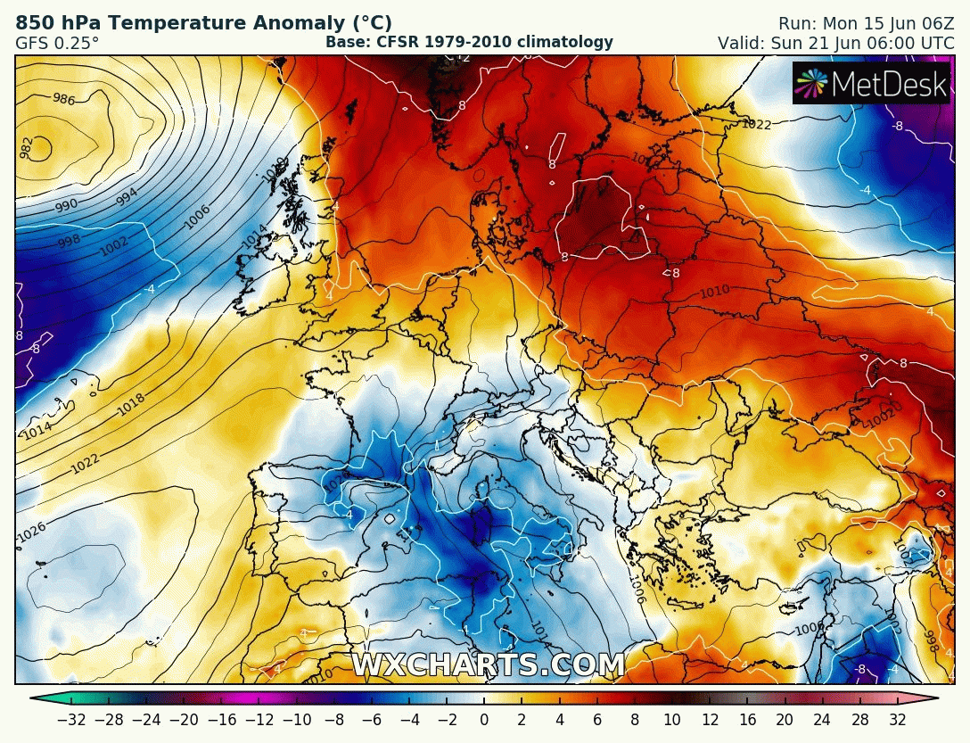 Image d'illustration pour Goutte froide Nadine : Nombreuses averses orageuses cette semaine 