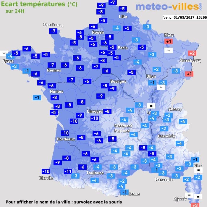 Image d'illustration pour Orages et averses mettent un terme à la douceur