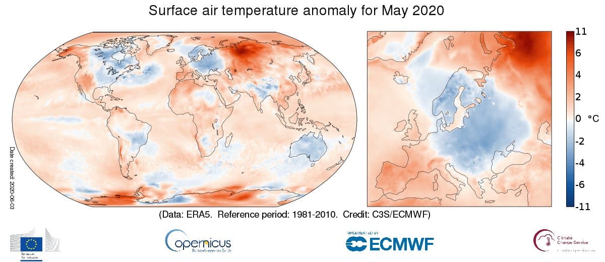 Image d'illustration pour L’actualité météo dans le monde en ce début juin 2020