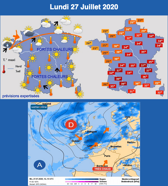 Image d'illustration pour Coups de chaleur marqués la semaine prochaine sur le pays 