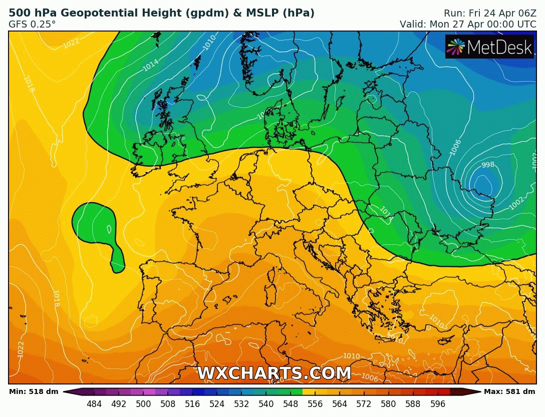 Image d'illustration pour Retour d’un temps perturbé et plus frais la semaine prochaine