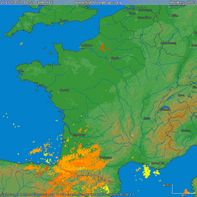Image d'illustration pour Orages et averses mettent un terme à la douceur