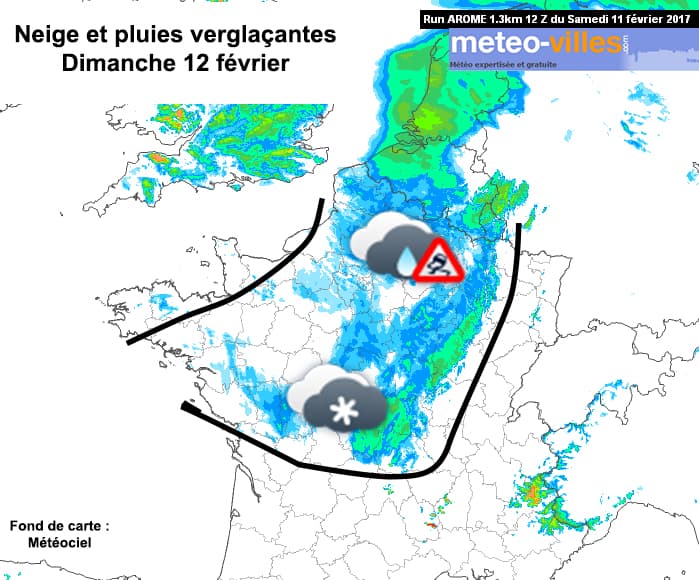Image d'illustration pour Neige et pluies verglaçantes ce dimanche 