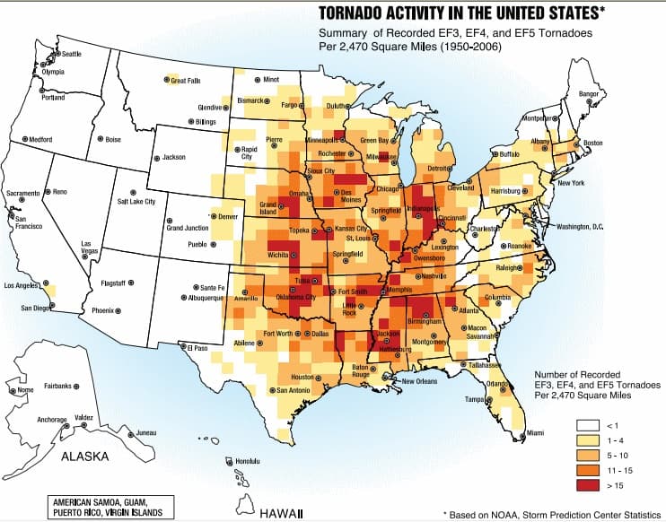 Image d'illustration pour Tornades meurtrières en Alabama dimanche