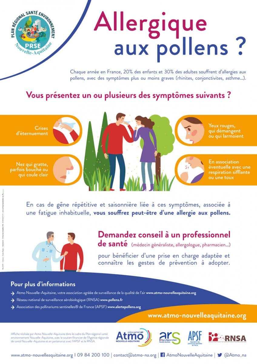 Image d'illustration pour Toux, nez qui coule? Attention au... pollen!