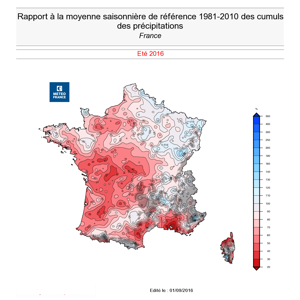 Image d'illustration pour Bilan de l'été : chaud et particulièrement sec 