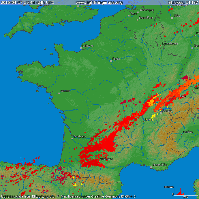 Image d'illustration pour Bilan des orages de samedi dans le Sud-Ouest 