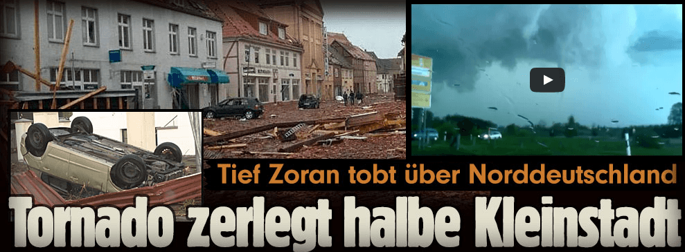 Image d'illustration pour Records de chaleur en Sardaigne - Tornade en Allemagne