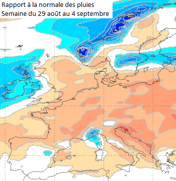 Image d'illustration pour Vers un temps plutôt chaud et sec début septembre 