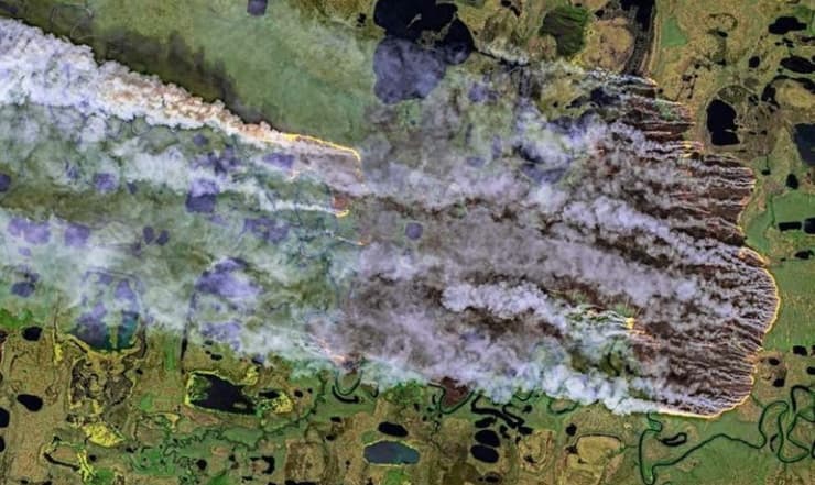 Image d'illustration pour Les incendies dits "zombies" se réveillent en Arctique