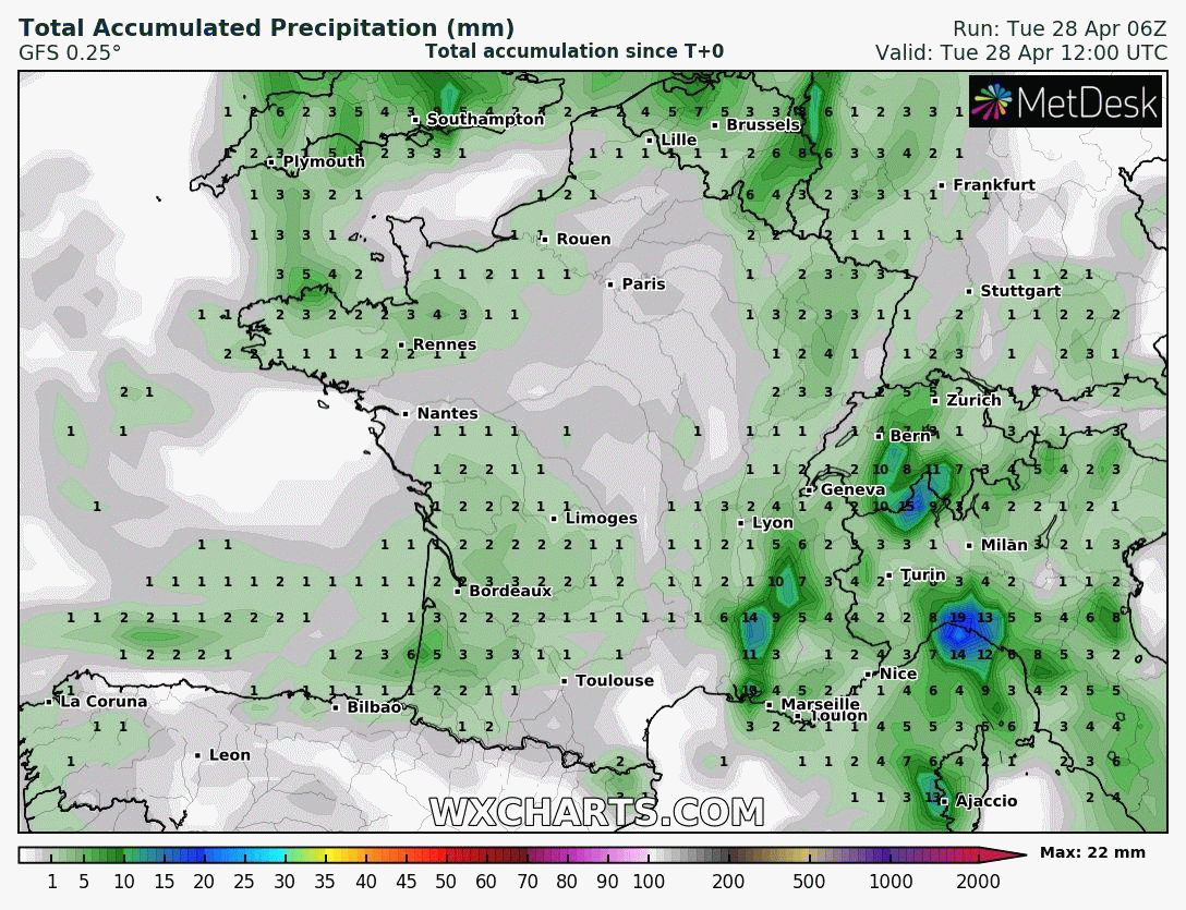 Image d'illustration pour Orages ces dernières heures et encore de l'agitation en vue