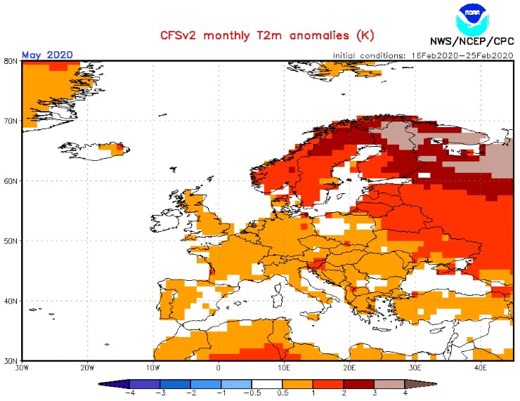 Image d'illustration pour Quelle tendances pour la météo du printemps 2020 ?