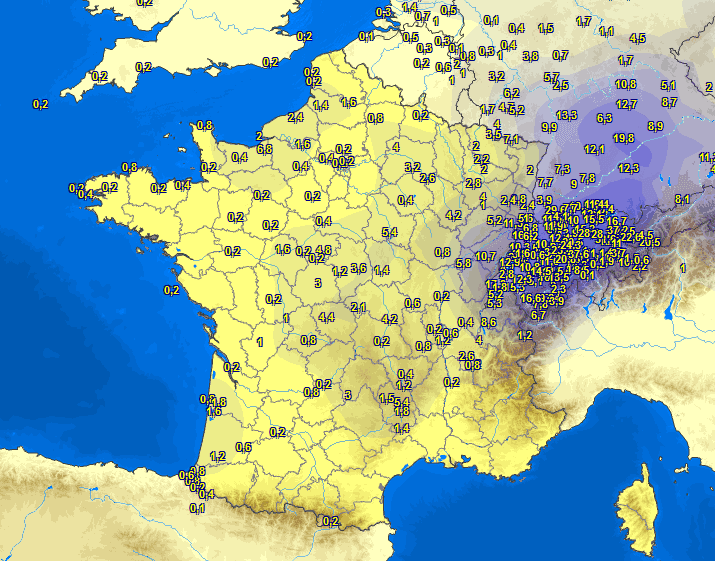 Image d'illustration pour Peu de pluie sur les régions touchées par une sécheresse en surface