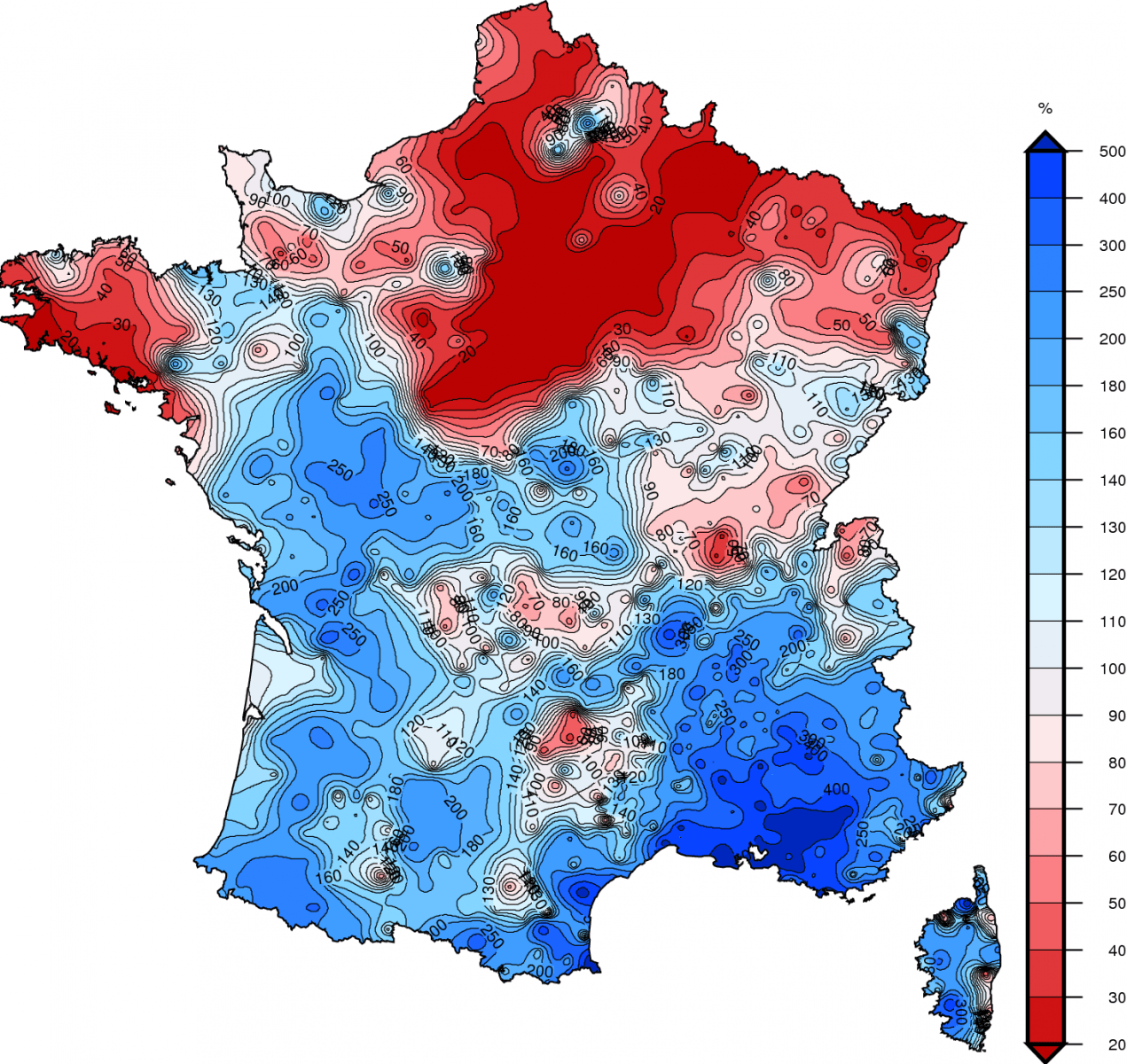 Image d'illustration pour Peu de pluie sur les régions touchées par une sécheresse en surface