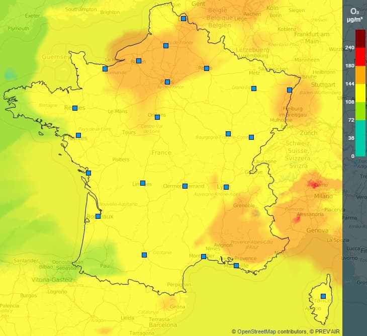 Image d'illustration pour La canicule provoque un pic de pollution à l'ozone