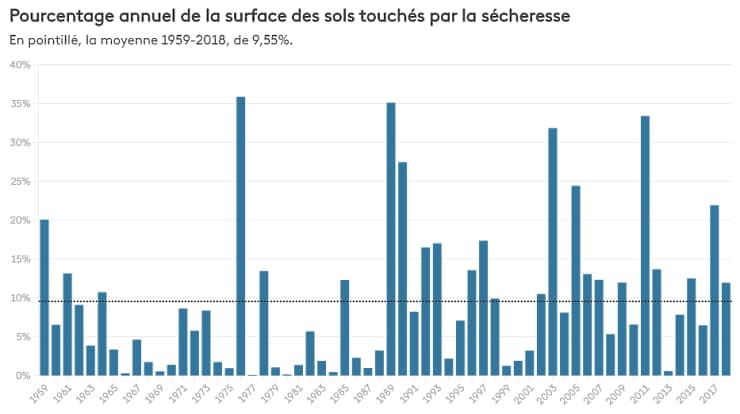 Image d'illustration pour Sécheresse en France : un mal de plus en plus récurrent