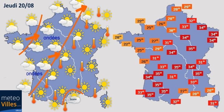 Image d'illustration pour Pic de chaleur sur la France entre mercredi et vendredi