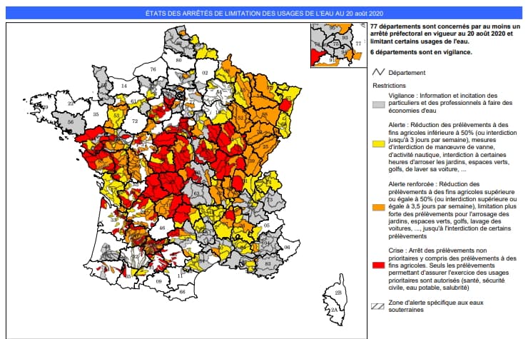 Image d'illustration pour Sécheresse en France : un mal de plus en plus récurrent