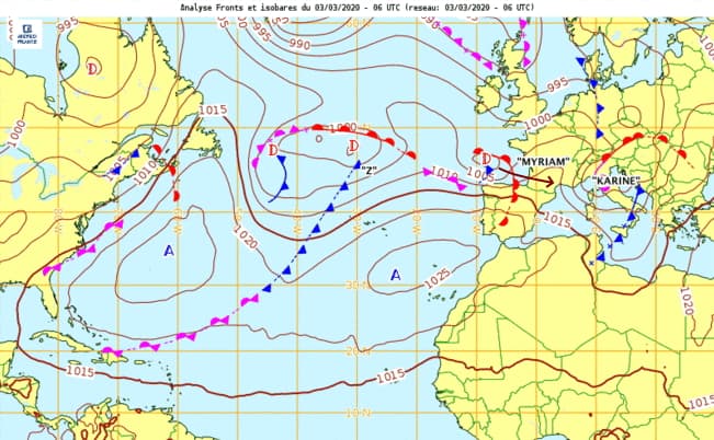 Image d'illustration pour Après Myriam, la dépression Elli touchera la France ce jeudi