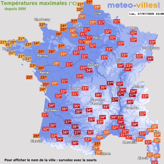 Image d'illustration pour Des pics de chaleur peu durables depuis le début de l'été