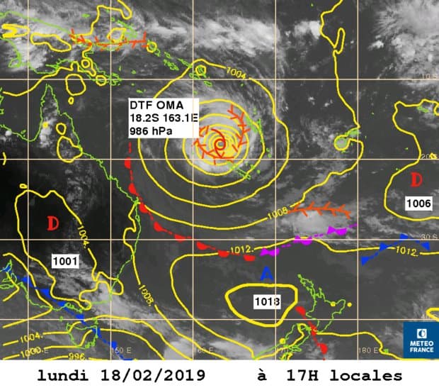 Image d'illustration pour Alerte cyclonique en Nouvelle Calédonie 