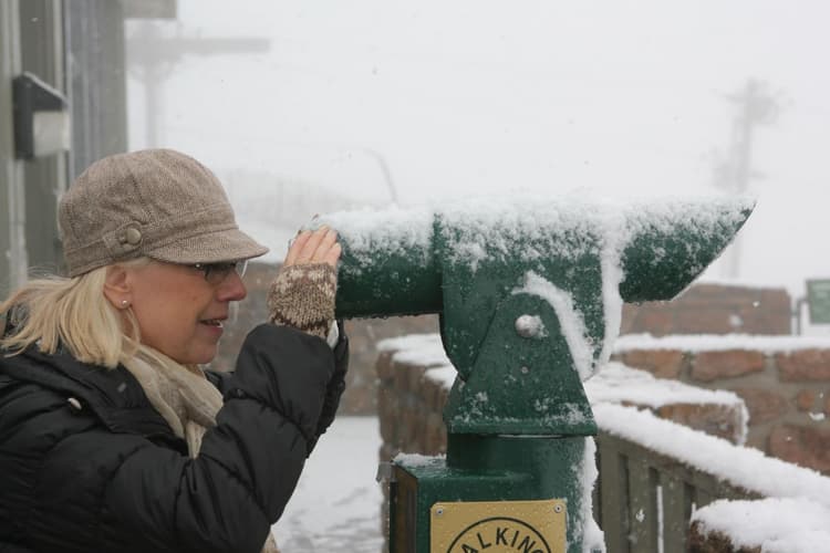 Image d'illustration pour Passage d'un front froid - première neige sur les Highlands