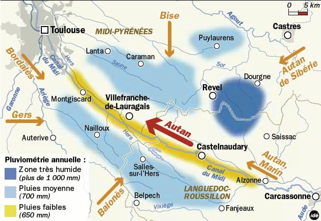 Image d'illustration pour Records de douceur sous une tempête d'autan