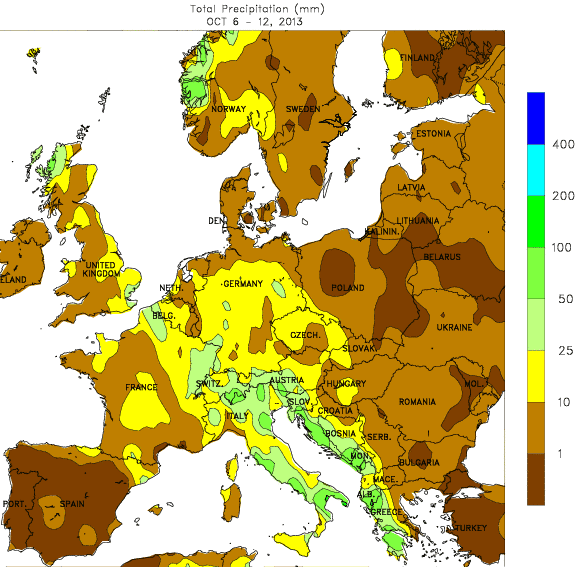 Image d'illustration pour Bilan météo hebdomadaire sur la France et l'Europe