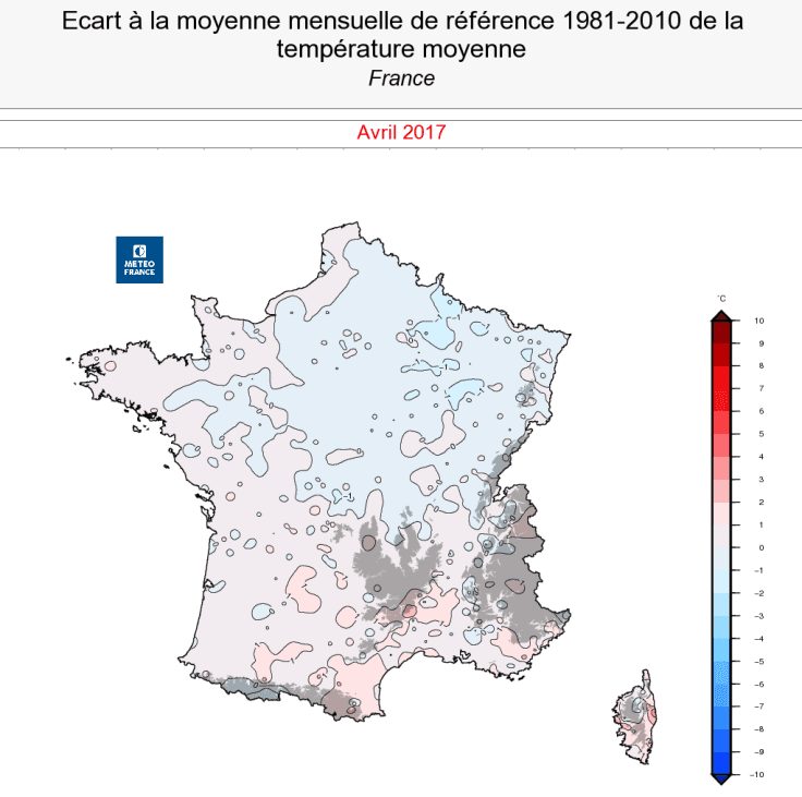 Image d'illustration pour Un mois d'avril très sec et très ensoleillé