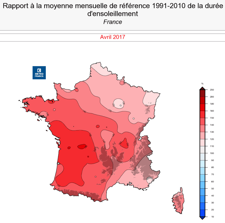 Image d'illustration pour Un mois d'avril très sec et très ensoleillé