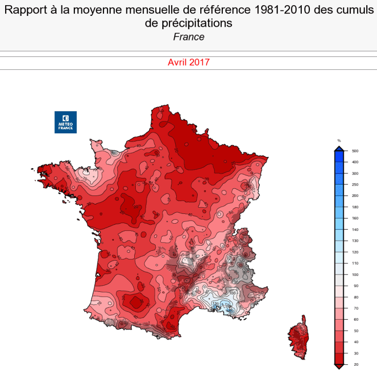 Image d'illustration pour Un mois d'avril très sec et très ensoleillé