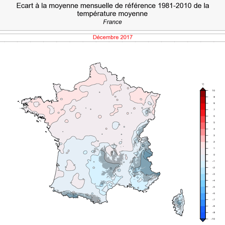 Image d'illustration pour Bilan de décembre 2017 : tempêtes, pluie et neige