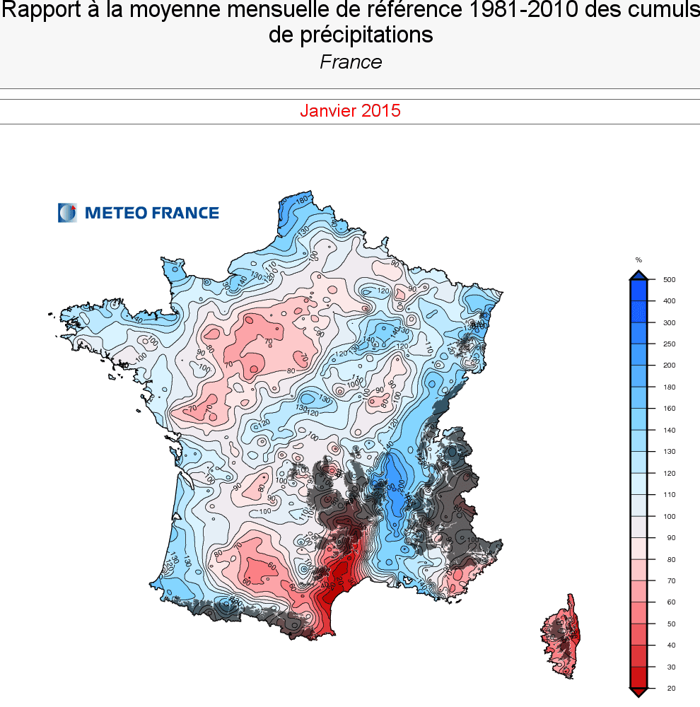 Image d'illustration pour Bilan météo de janvier : plutôt doux, nuageux et pluvieux ou neigeux