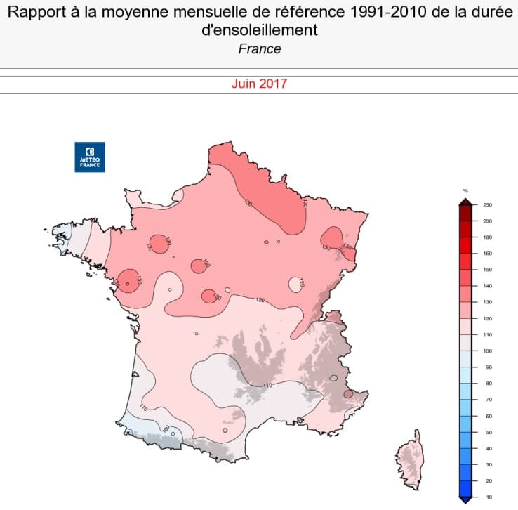 Image d'illustration pour Un mois de juin très chaud et irrégulièrement arrosé