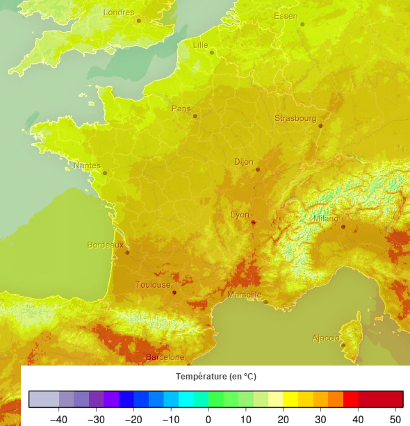 Image d'illustration pour Nuit record près de la Méditerranée - très fortes chaleurs en journée