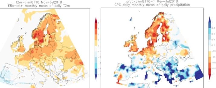 Image d'illustration pour Chaleur record en Europe du Nord 