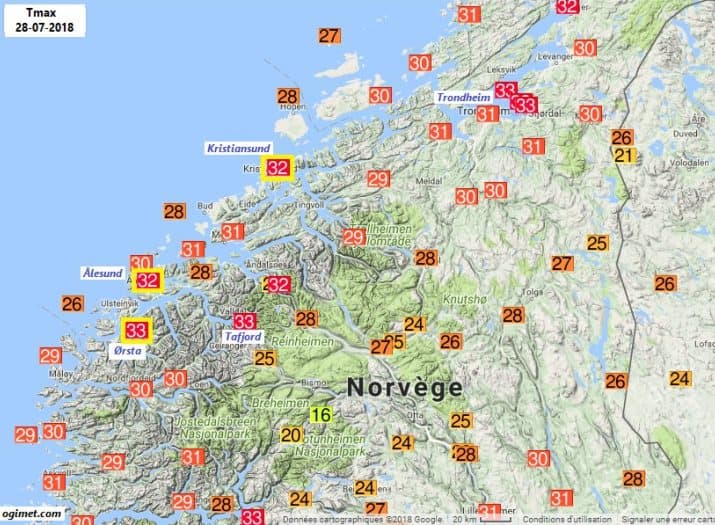 Image d'illustration pour Chaleur record en Europe du Nord 