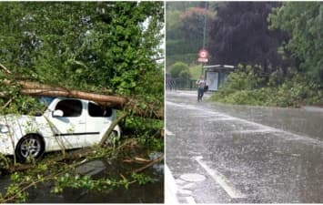 Image d'illustration pour Chaleur à l'Est attisant de violents orages