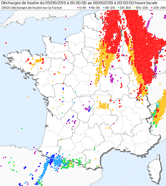 Image d'illustration pour Chaleur à l'Est attisant de violents orages